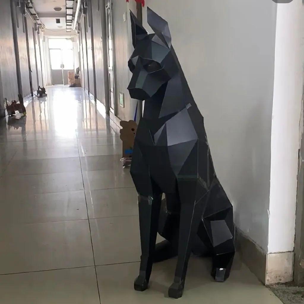 01 美院学生创作的"纸盒小狗",太精致了!