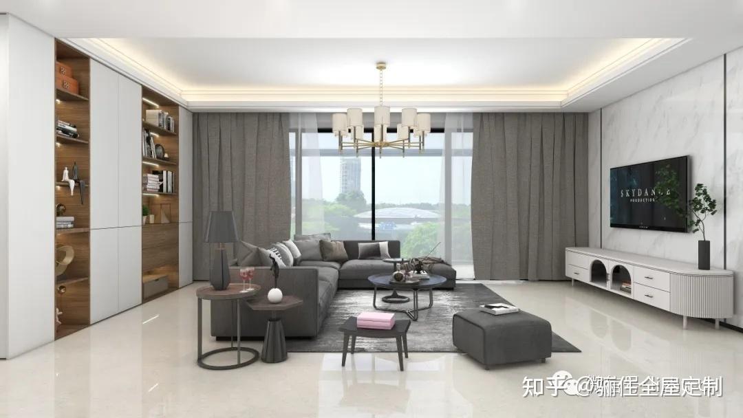 骊住现代简约风家装,活用定制收纳实现空间的多变之美! - 知乎