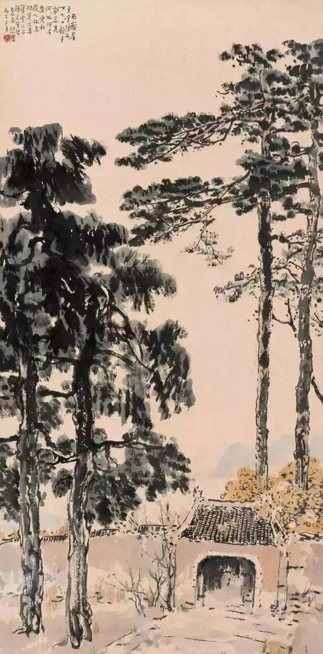 【中华文化】国画大师徐悲鸿的山水画,你一定没见过,水墨淋漓,太震撼