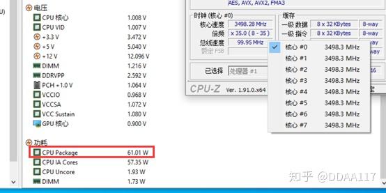 基本等同於i7-9700/9700k,領先i5-9400/9400f幅度在50% ,滿載功耗約61