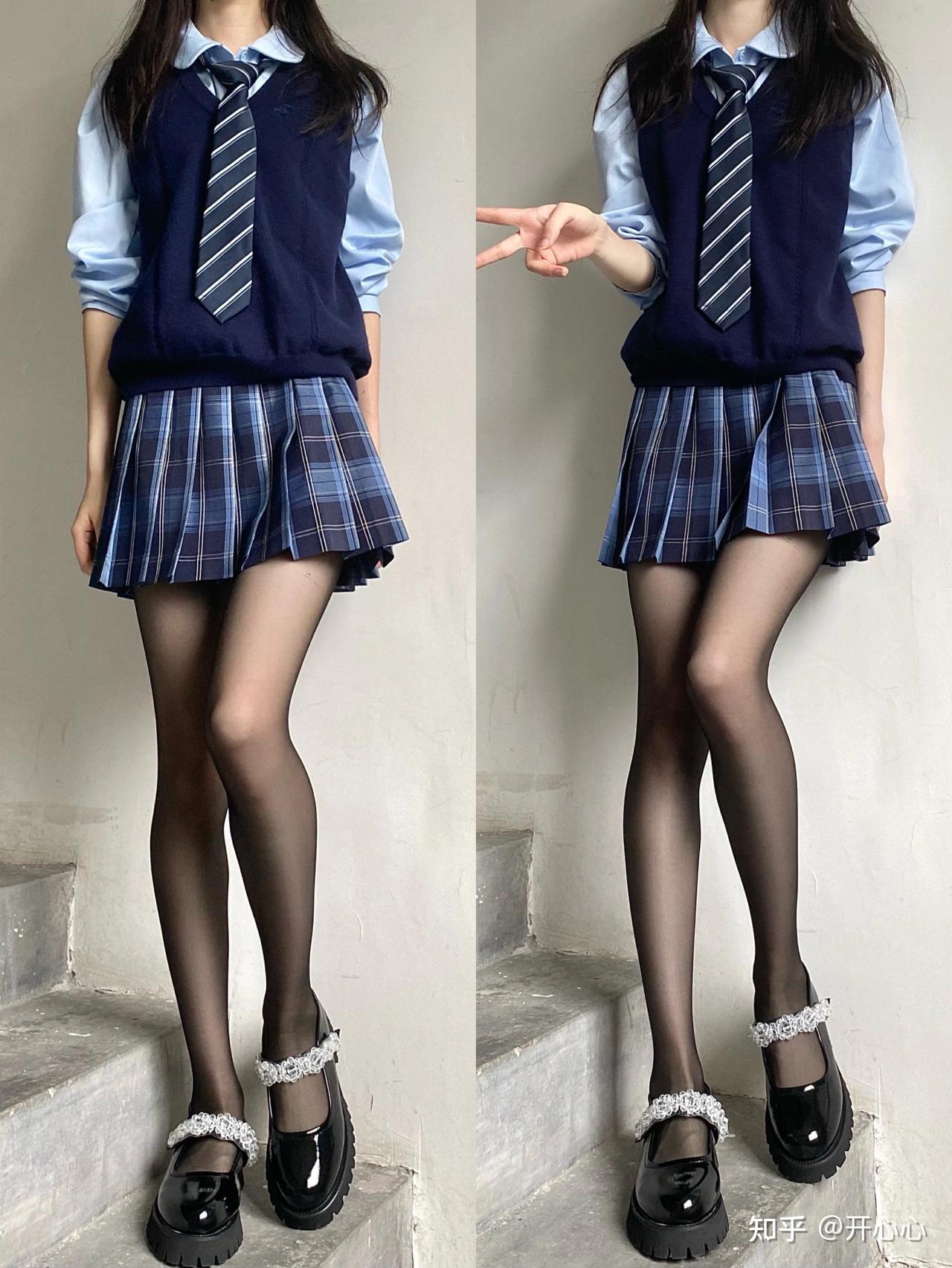 如何打造"jk制服 丝袜"的搭配