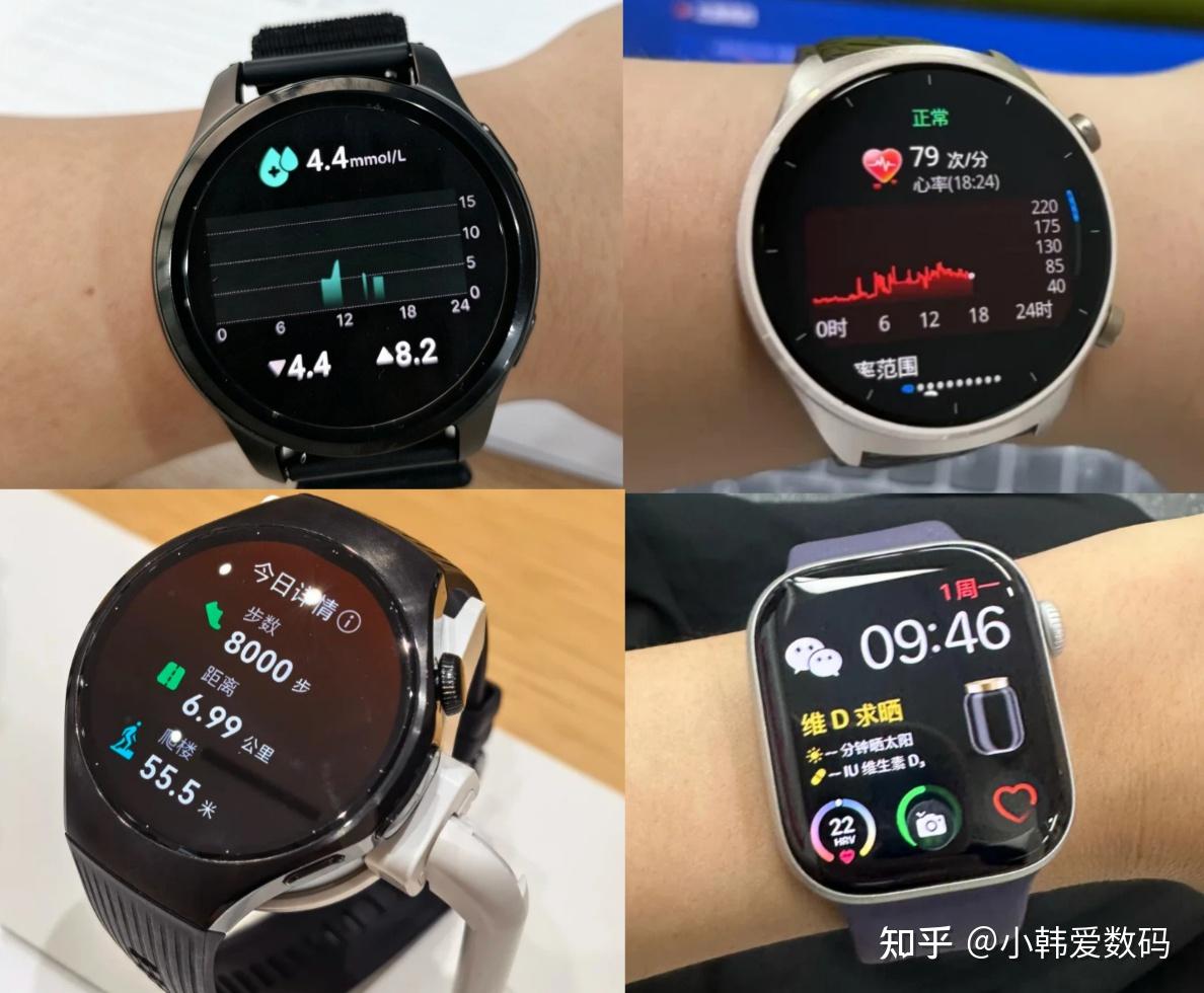 爸妈血糖偏高不想扎针?4 款主流可测糖智能手表全家 30 天实测,小白选购指南