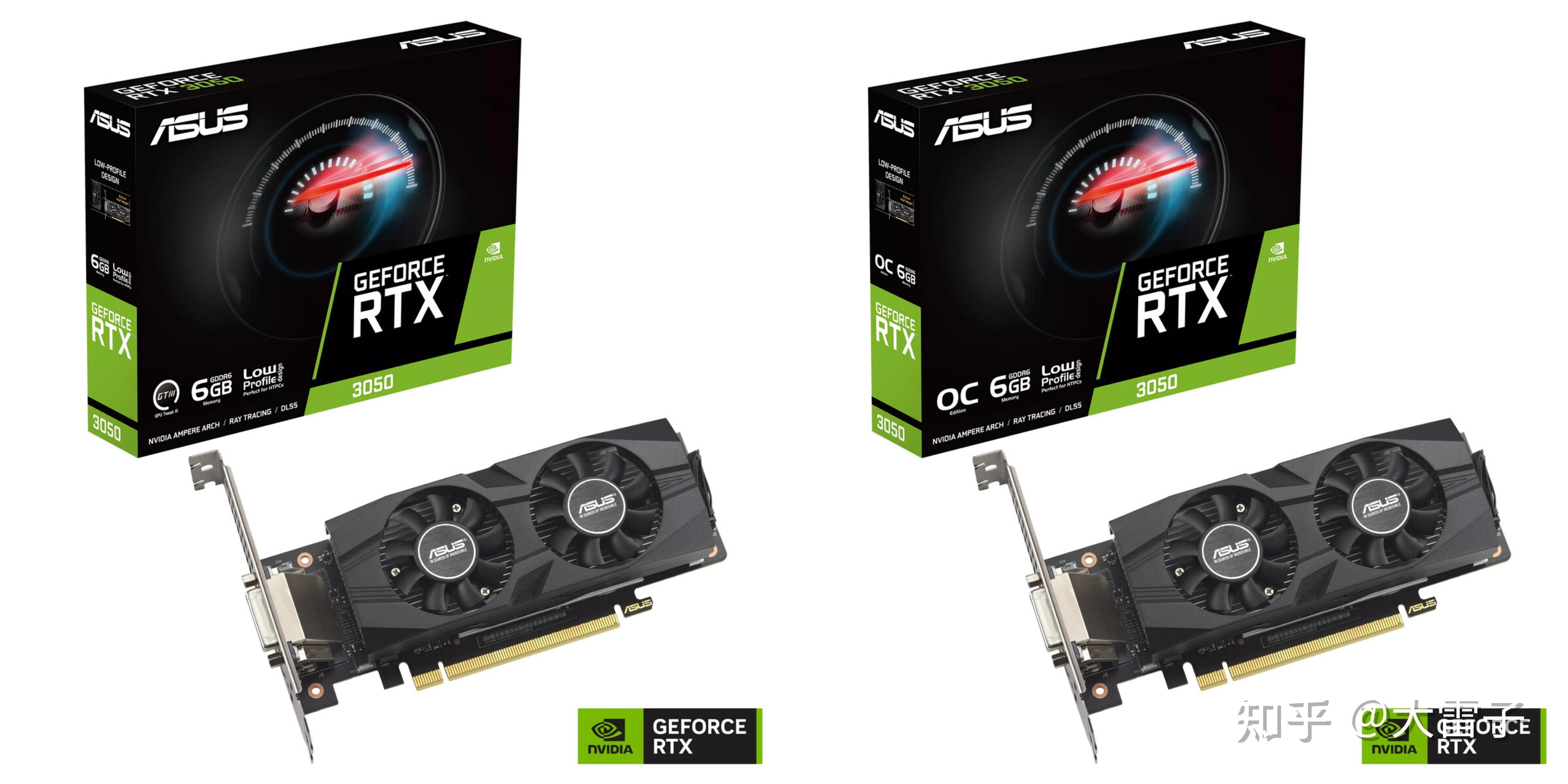 华硕推出半高显卡—rtx 3050 lp brk 6gb系列,无需外接供电,配备dvi