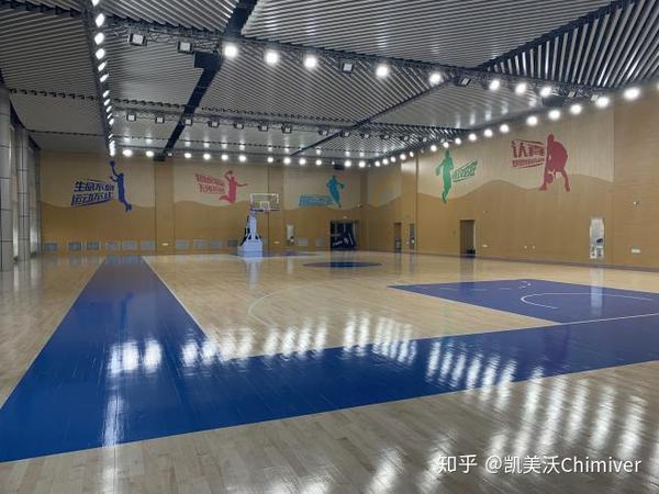 nba球館地板高清壁紙_籃球場(chǎng)地地板_籃球球館木地板