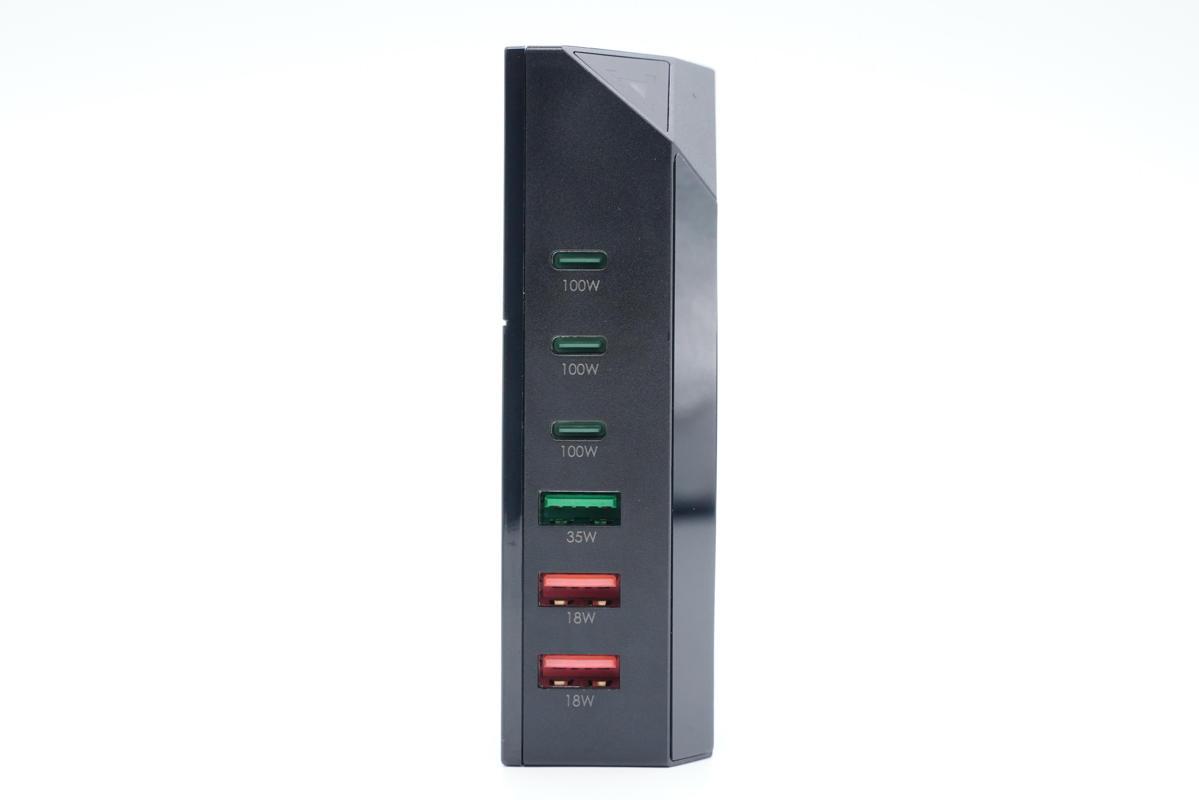 拆解报告egoexinno240w3c3a六口氮化镓旅行充电器ex220