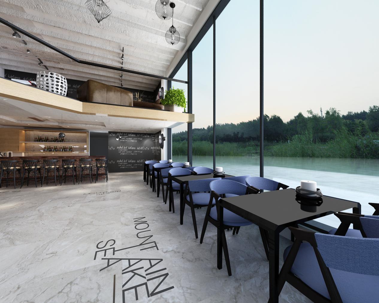 现代咖啡厅,惯常是简约型的设计,整体环境给人比较温馨明亮,有质感的