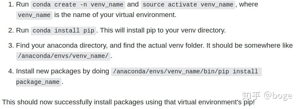 Anaconda packages pip conda Install 