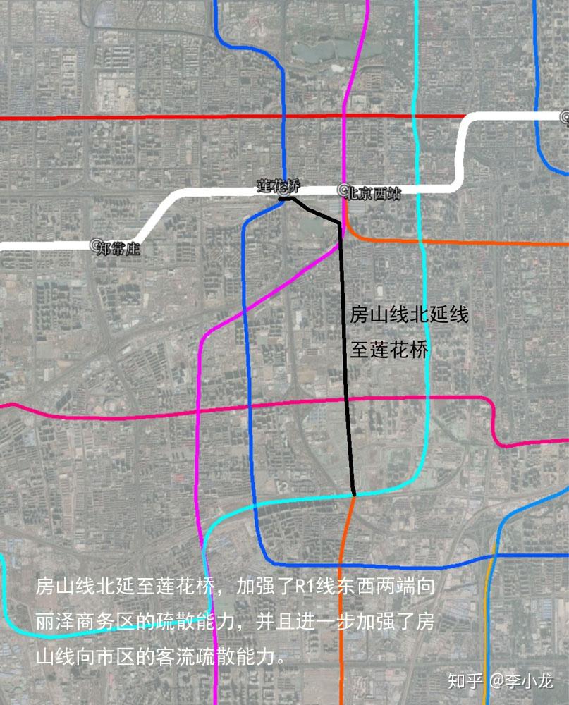 北京地铁新r1线规划构想作者李小龙