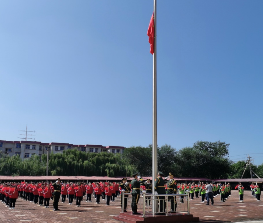 天津滨海新区大港小王庄中学的开学第一课