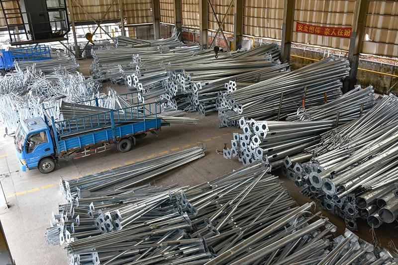 江门市新宇金属表面热处理厂新型建材etc钢结构件热镀锌