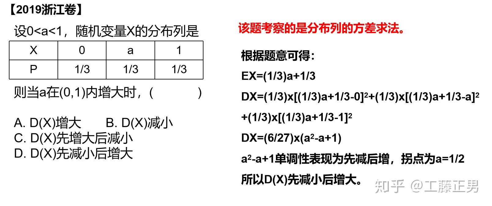 重點考察的是分佈列的求解以及利用分佈列求解期望或方差,其中也融入