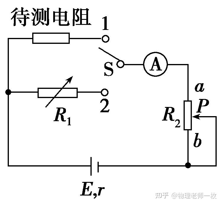 第二種:等效替代法測電阻