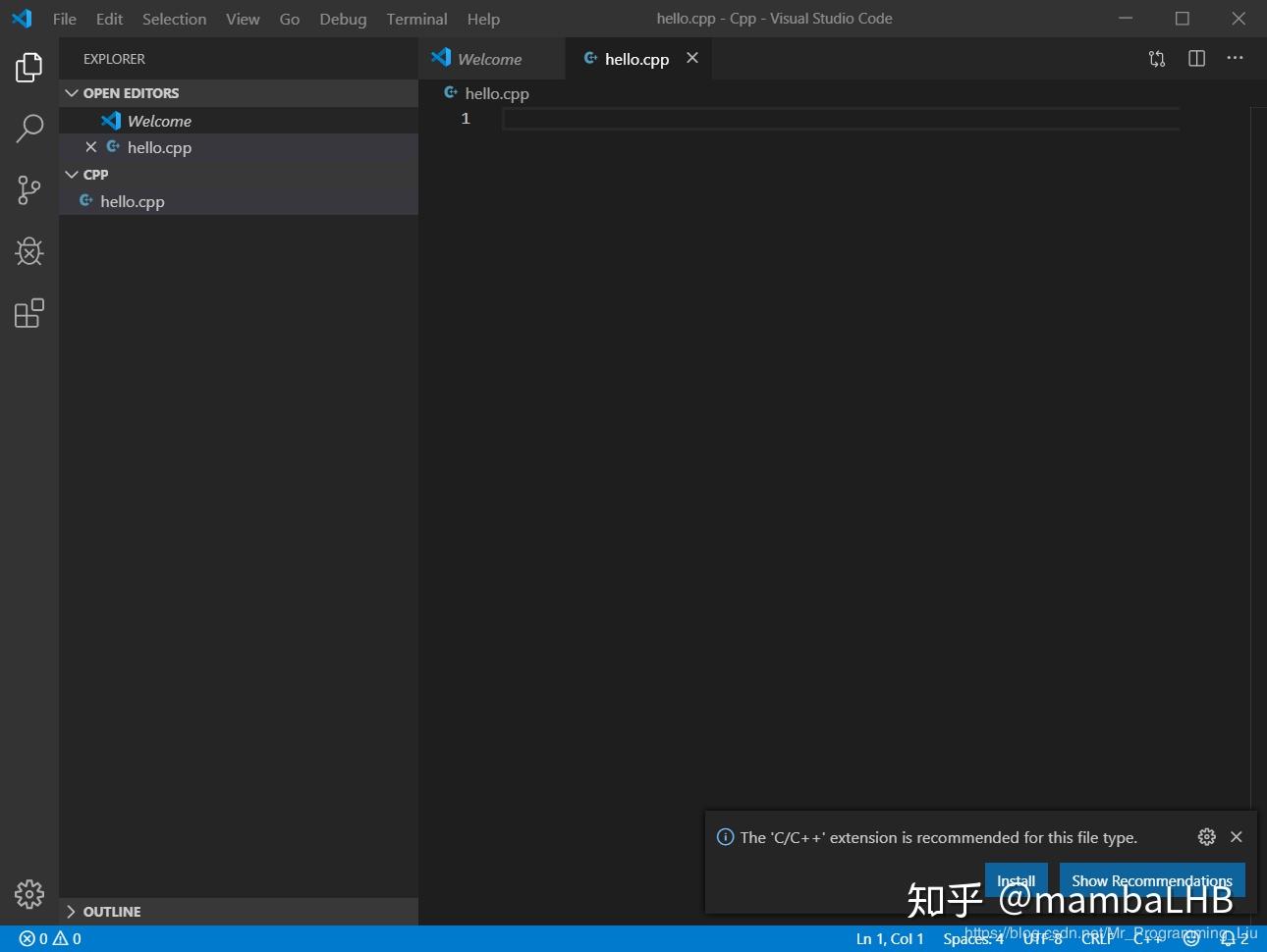 VSCode配置C/C++环境 VSCode配置C/C++环境
