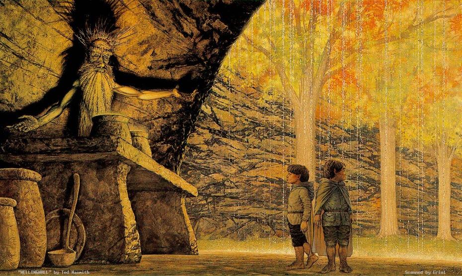 配图看魔戒61在树人之家尝饮料清新谈巫师阴险