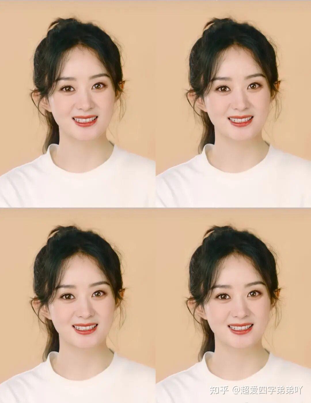 赵丽颖这个饭修证件照梳着马尾直接把人拉回薛杉杉好少女676767