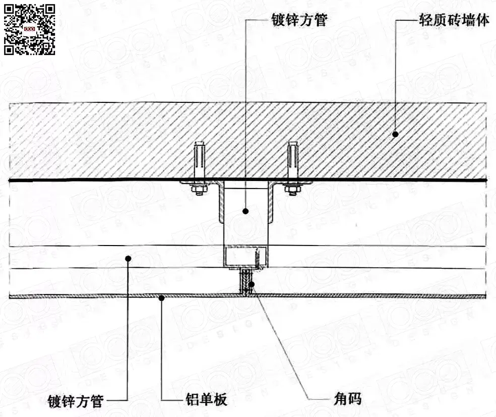 铝单板加强筋布置方向图片