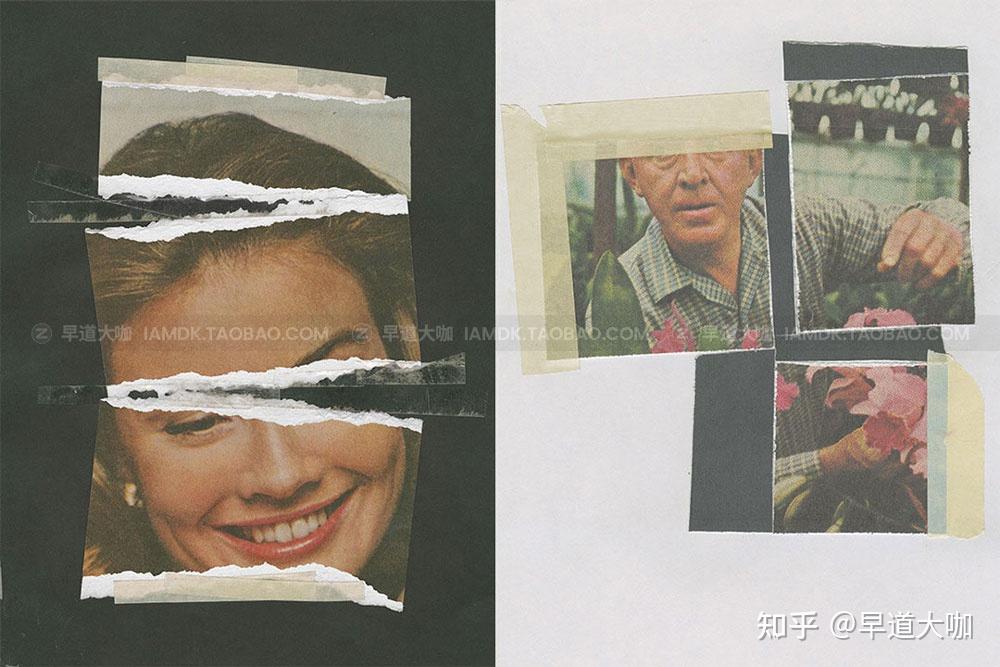 嘻哈复古撕裂破碎废弃纸张毛边纸片照片图片拼贴PS设计素材包 Blkmarket Mixed Media 知乎