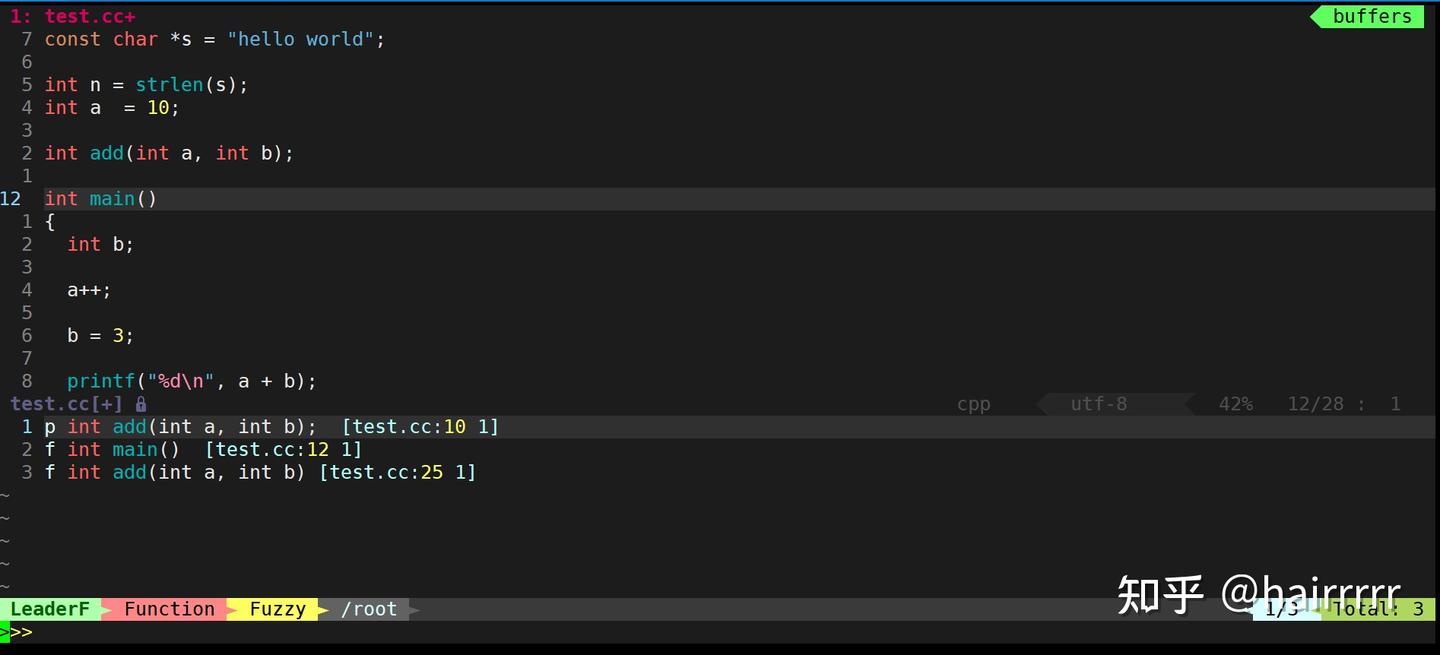 看完这篇，小白也能熟练使用Vim写C++了 - 知乎