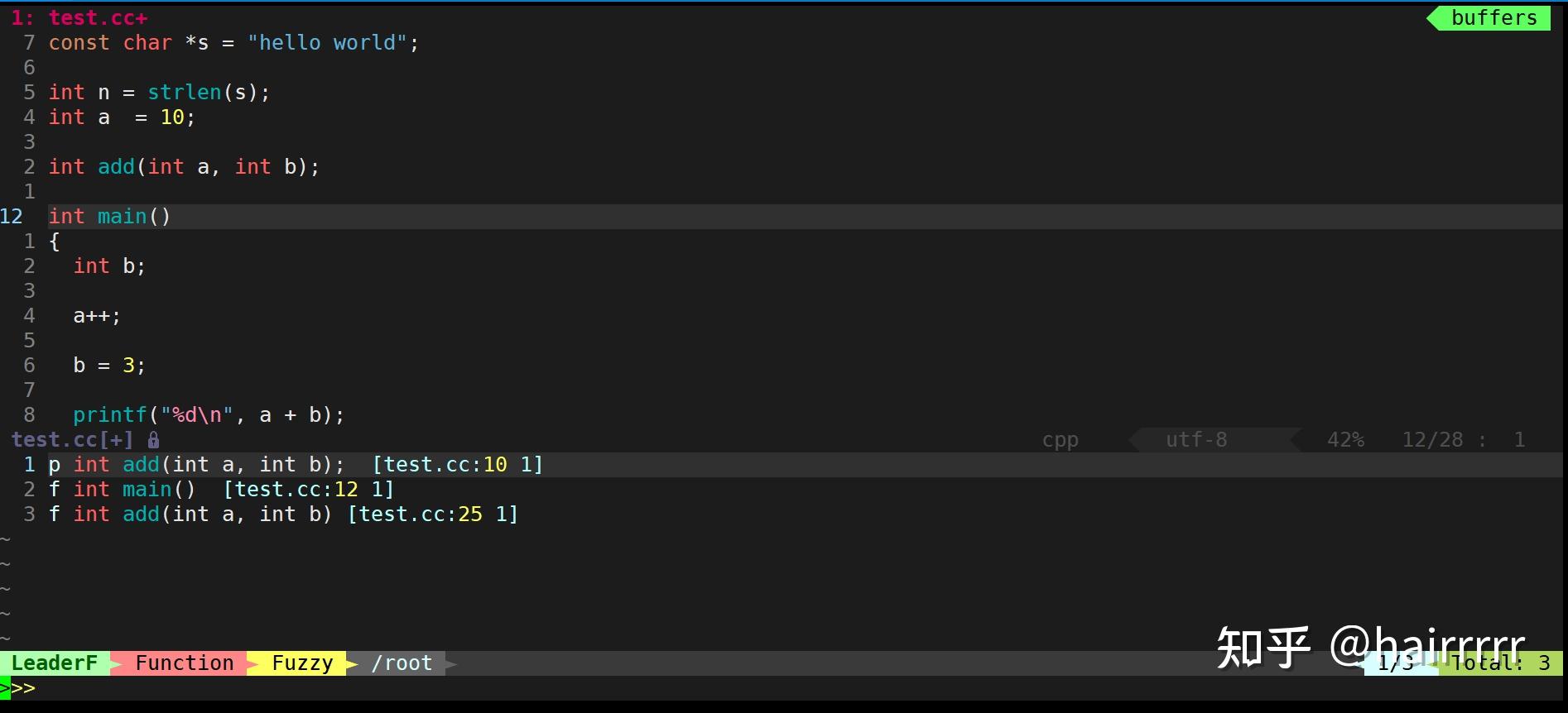 看完这篇,小白也能熟练使用Vim写C++了 - 知乎