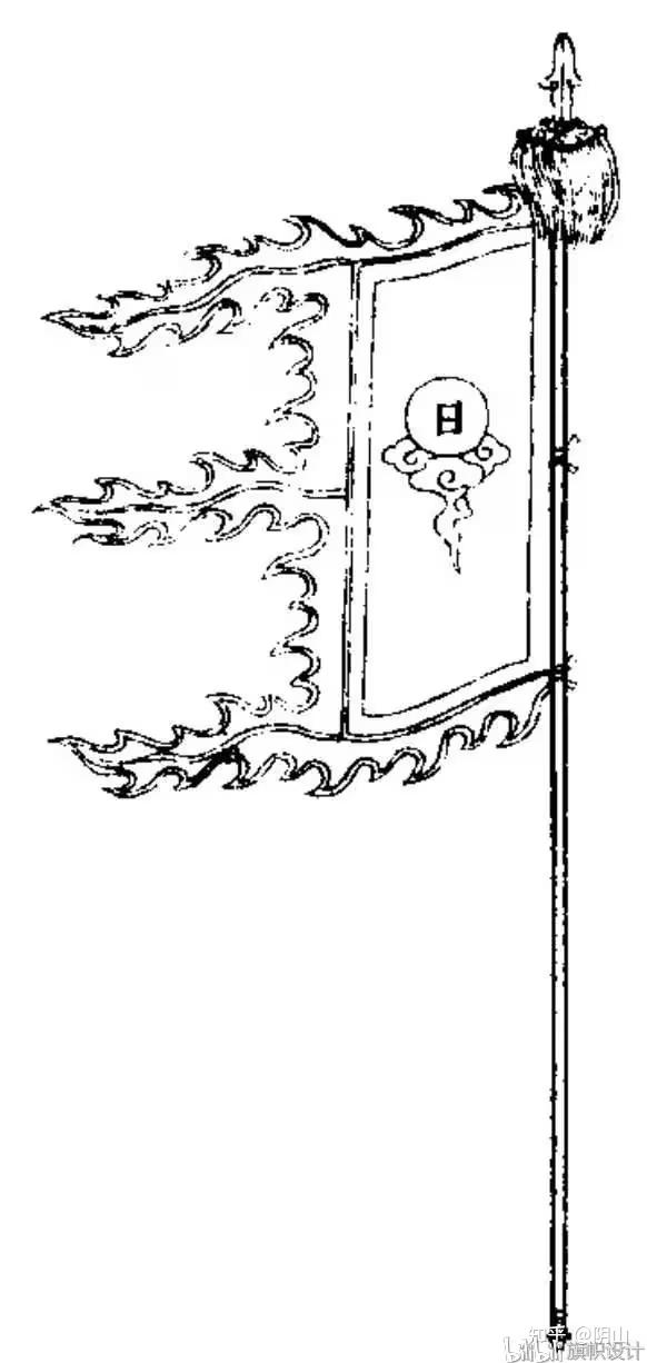日月旗 盘龙图片