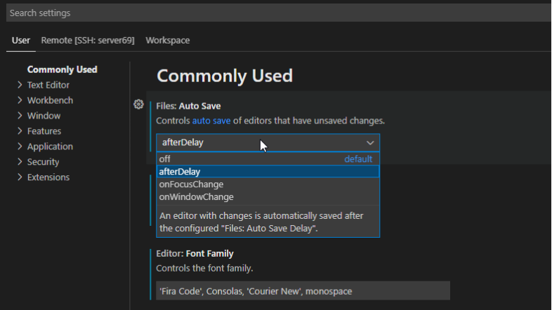 vscode推荐设置与插件