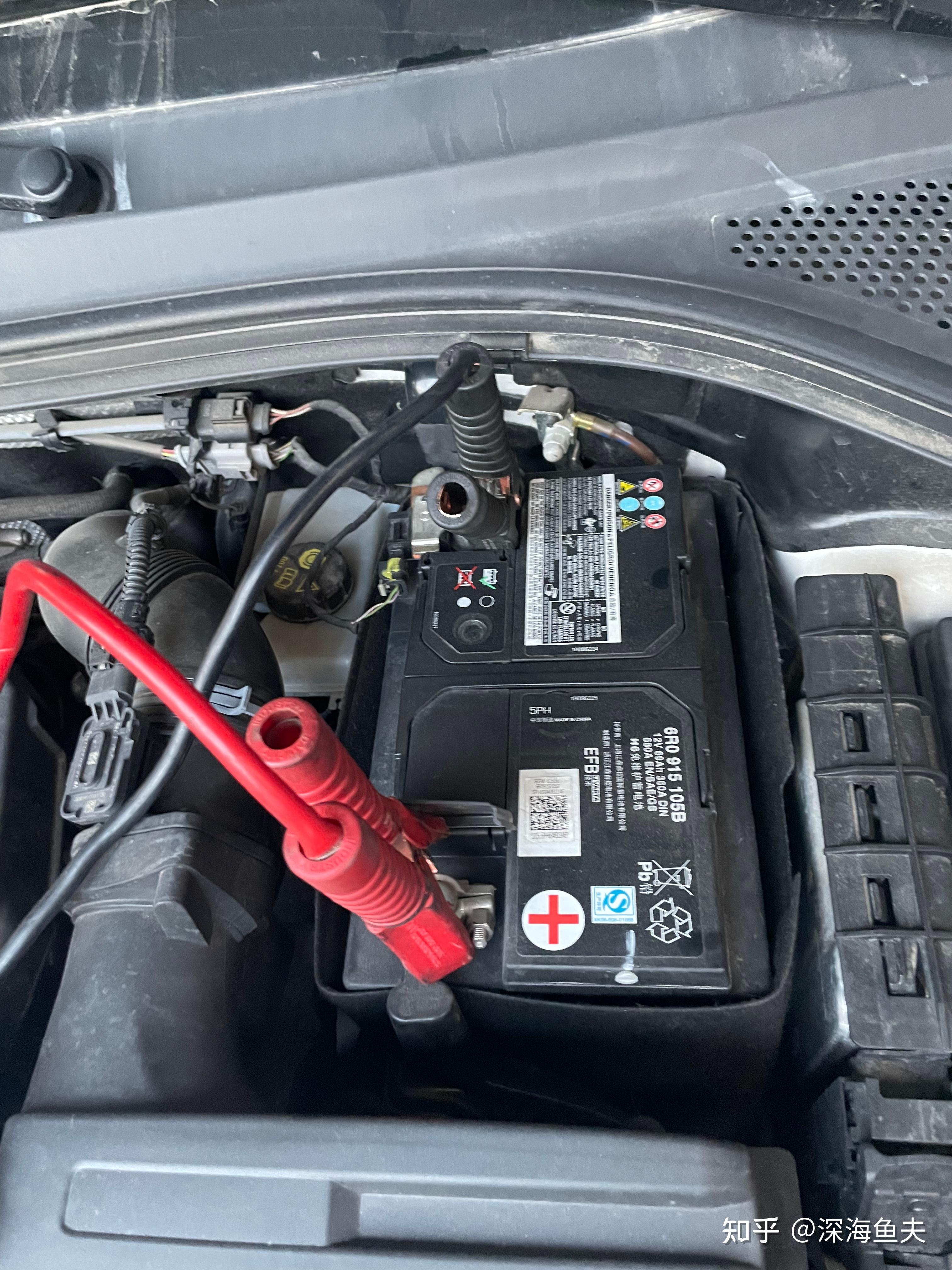 19款途观l更换启动电瓶