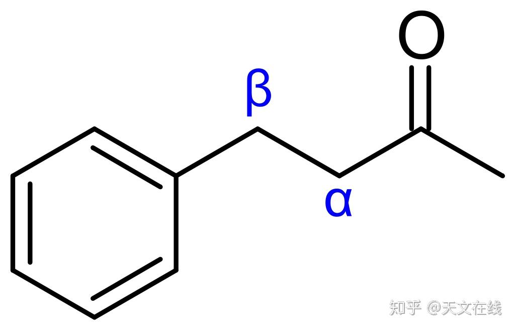 图解:键线式中的α与β碳原子这种分子现在被称为巴基球,完整学名是巴