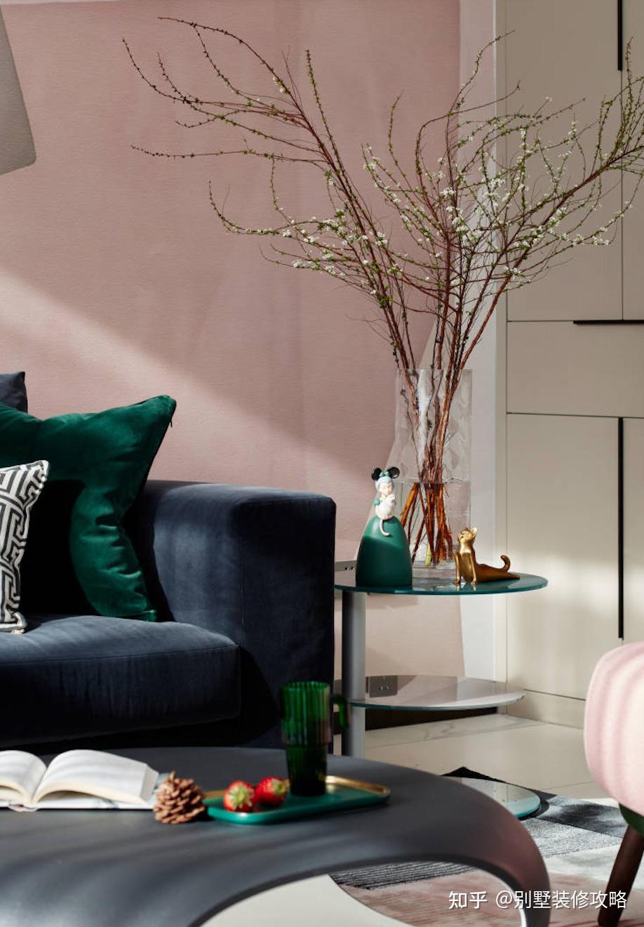 实景案例丨120m05现代简约风辅以色彩的搭配呈现舒适的生活氛围