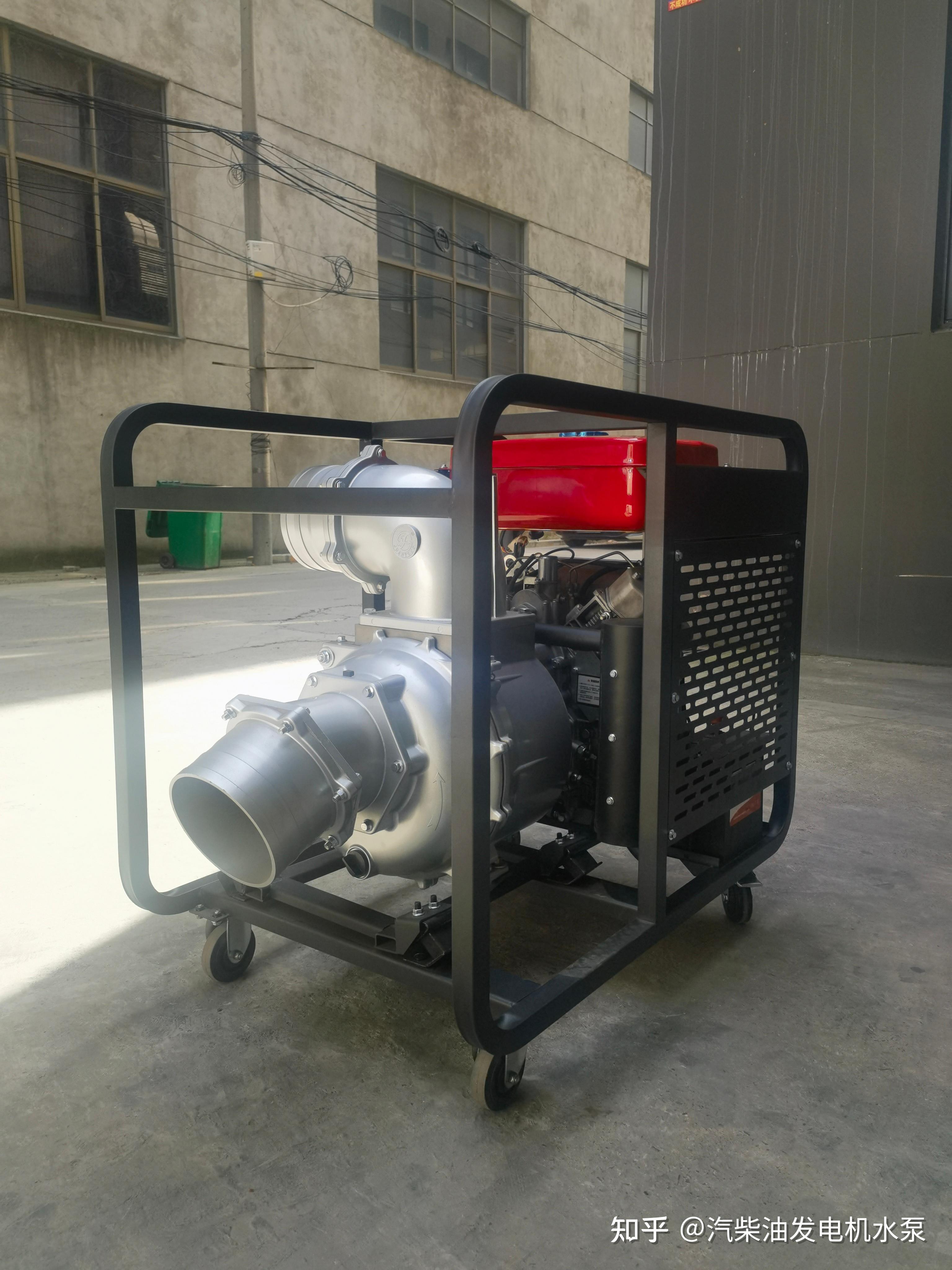 排涝物资8寸应急防汛柴油抽水泵ecp80me