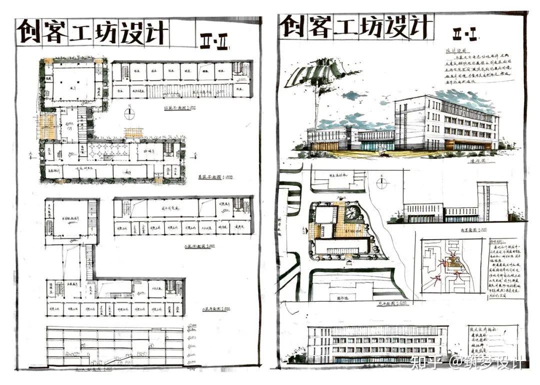 类型建筑快题专题攻克之创客工坊&艺术家工作室 - 知乎