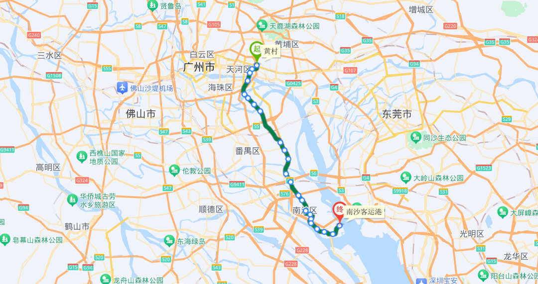 广州地铁4号线线路图图片