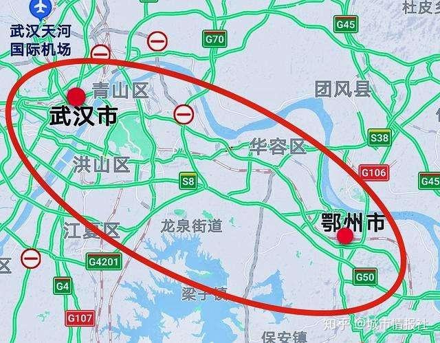 武汉扩容已箭在弦上一旦合并鄂州将一跃成为中国第二大省会