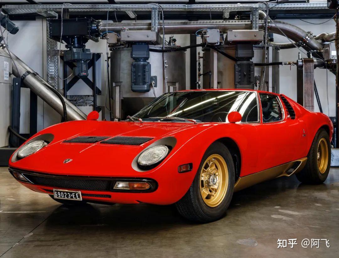 美国第一辆最初的官方宣传用车1971年兰博基尼miurasv