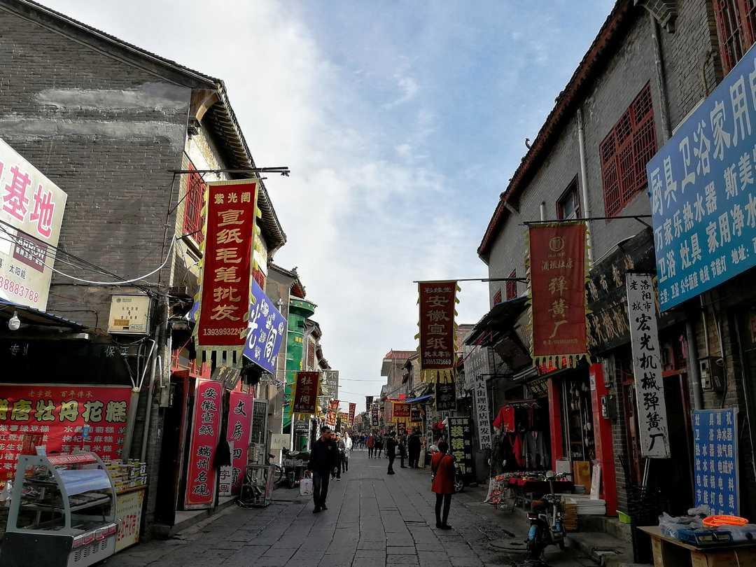 洛阳骑着单车在洛城的街头走一走