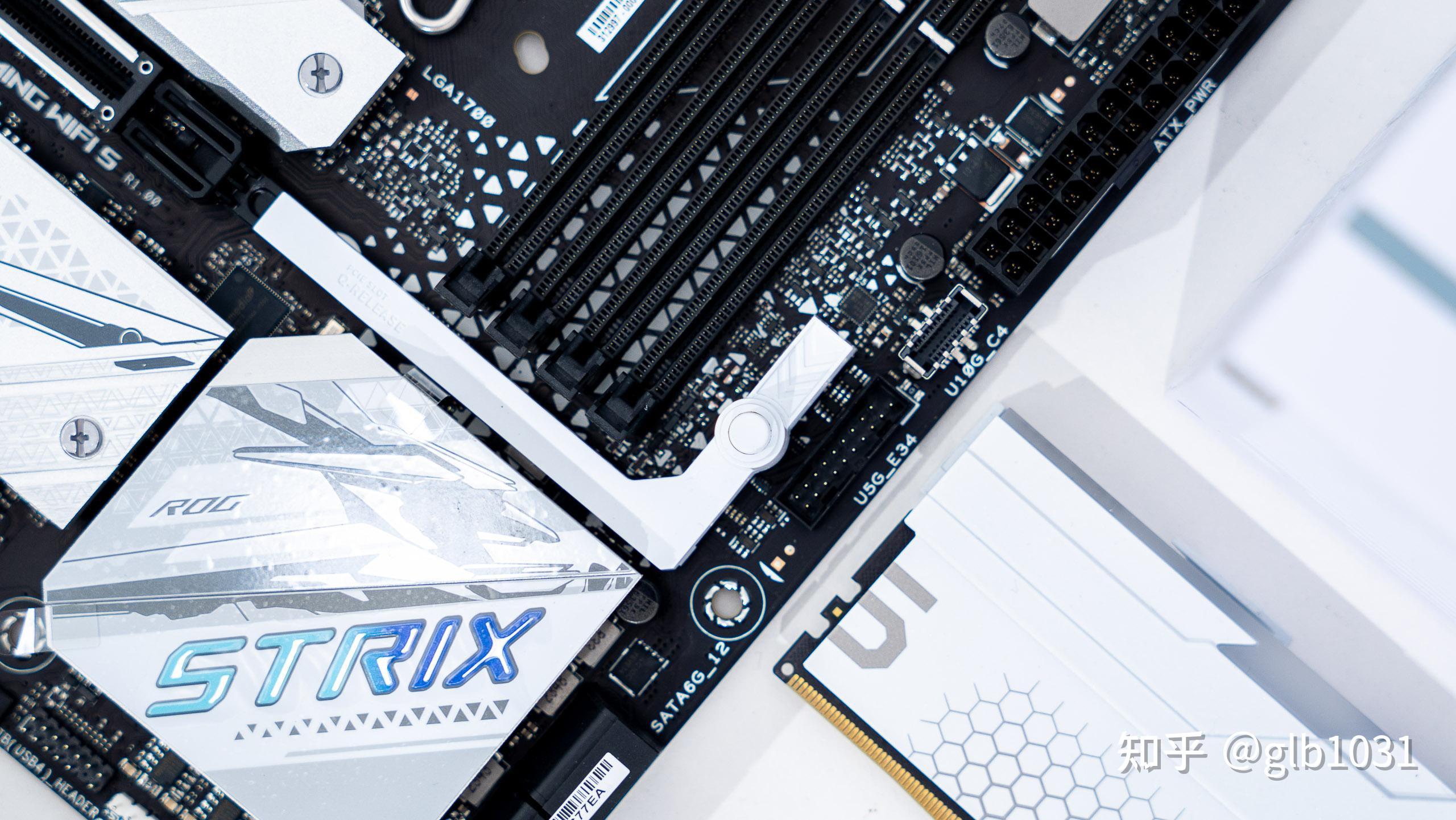 先说说主板,这里选择了华硕 rog strix b760-g gaming wifi s 小吹雪