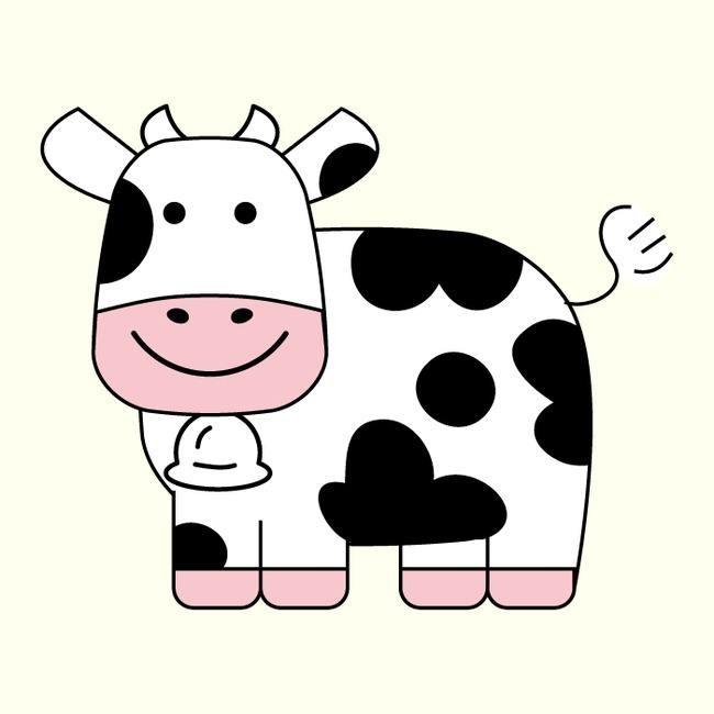 可爱的牛宝宝卡通图片图片