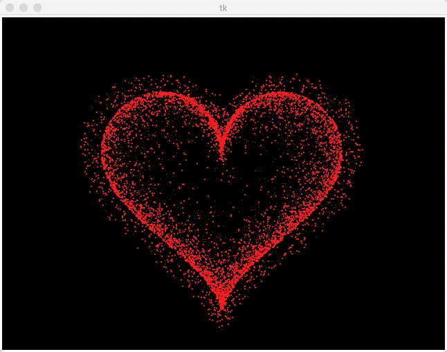 用Python制作一个动态爱心效果！ - 知乎