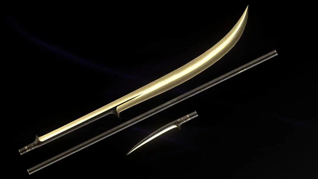 以下为图片展示:蕴含精灵风格的长刀与独特的分体式双手斧的结合,不经