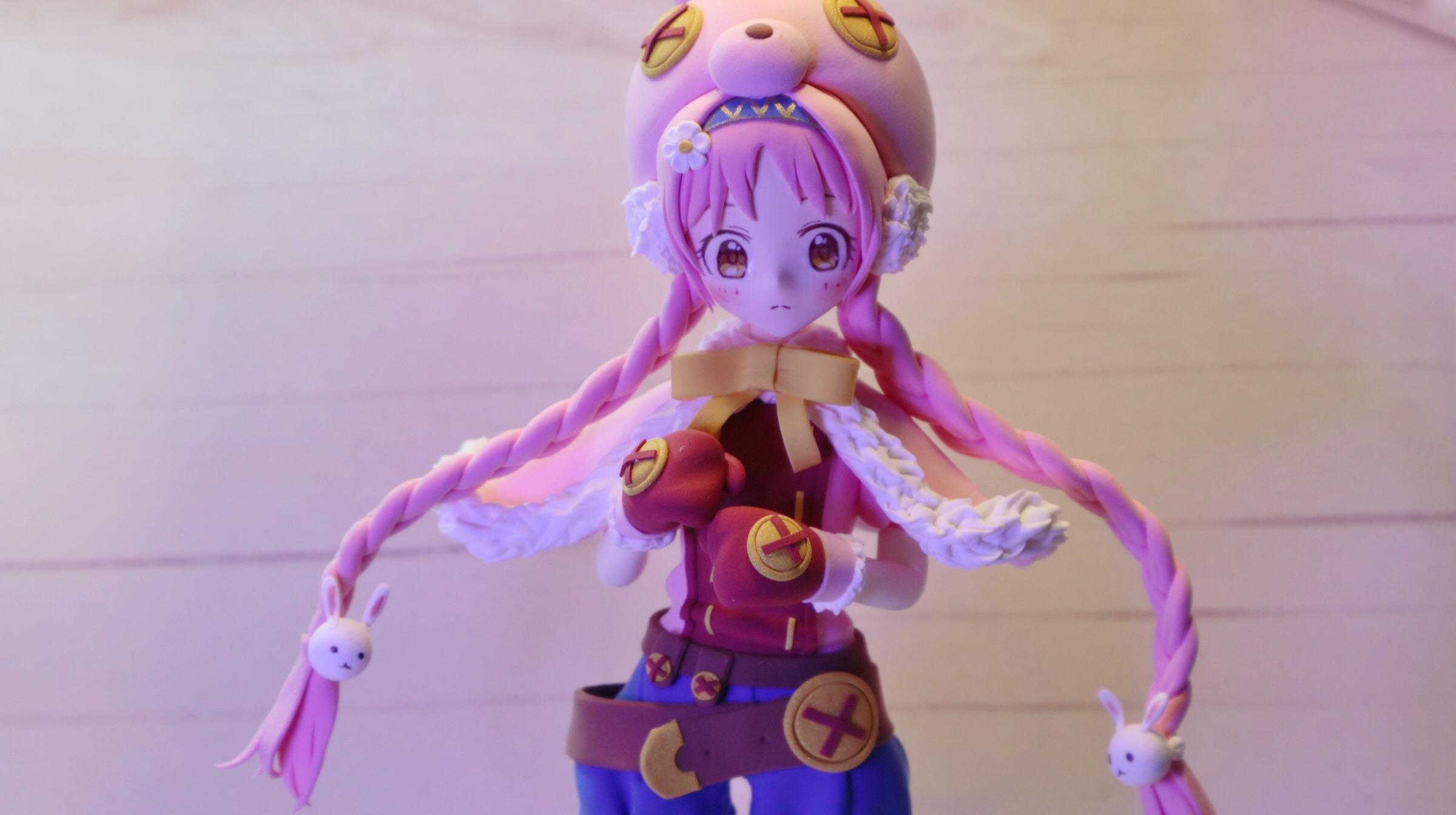 明日方舟自制手办陈性感高叉泳衣把陈抱回家超轻粘土