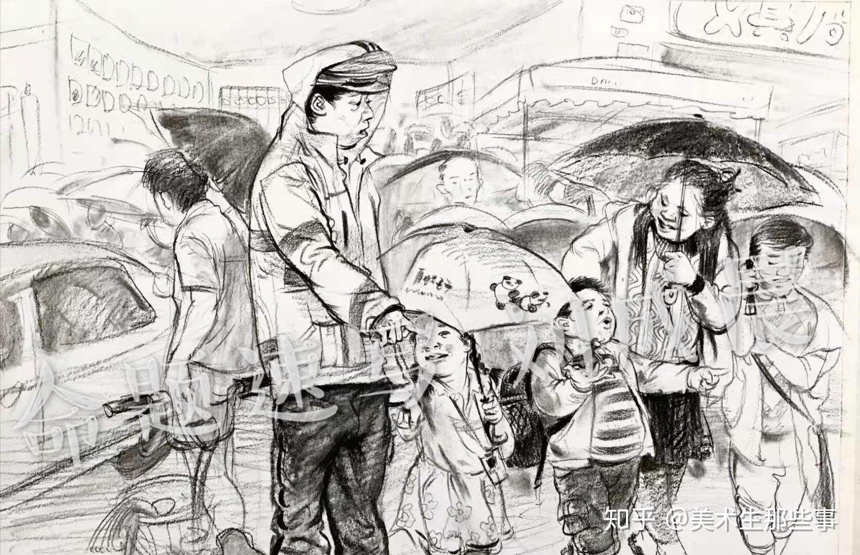 美国线条绘画大师austinbriggs速写作品遇见艺术