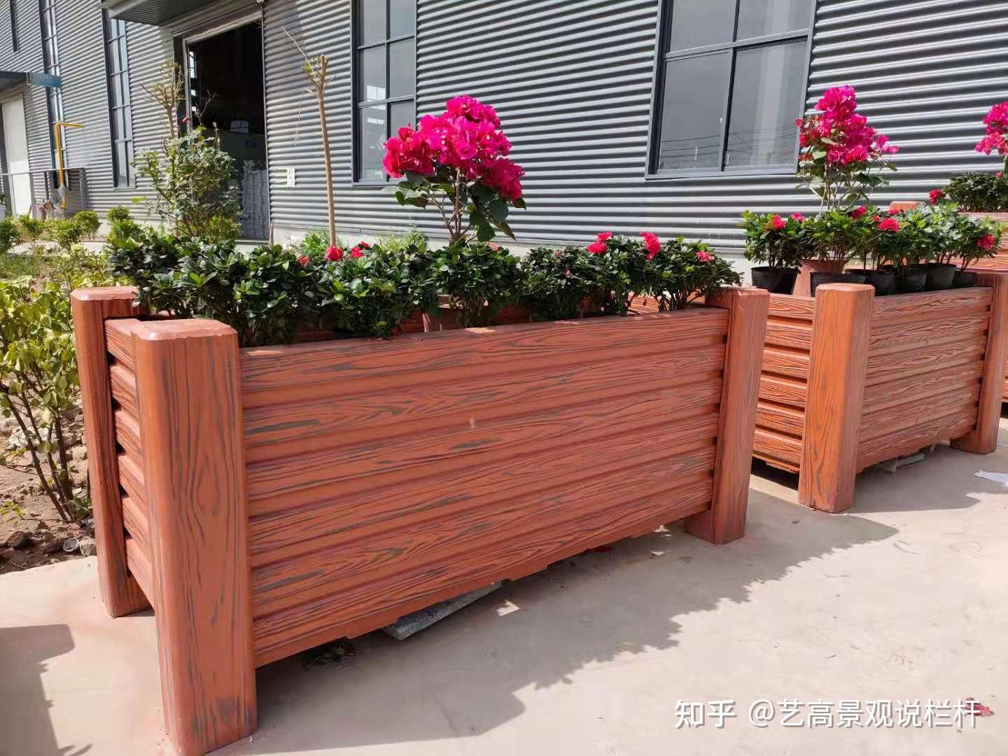 江西户外花箱 广东广西水泥仿木花箱 适用于道路景区小区 - 知乎