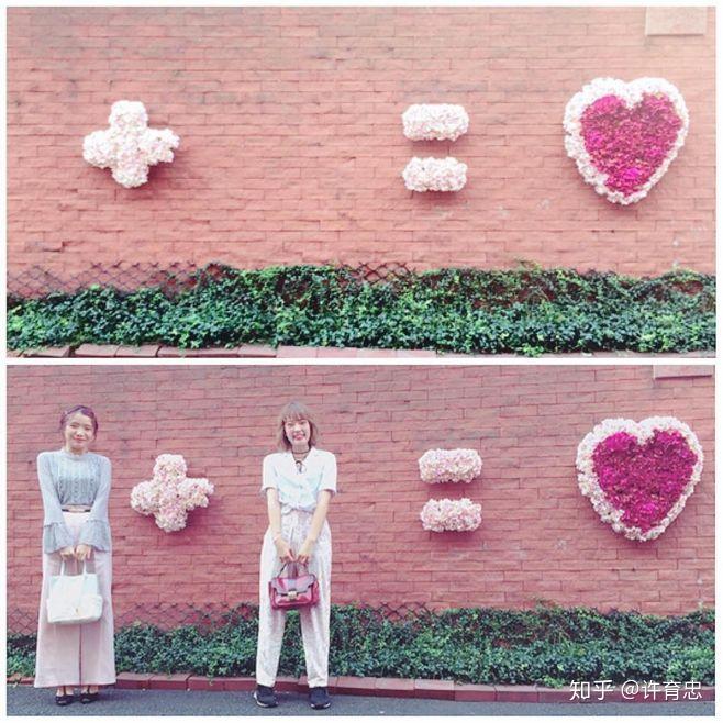 当然也可以1 1=1个小朋友~还可以直接用鲜花来呈现合影墙.