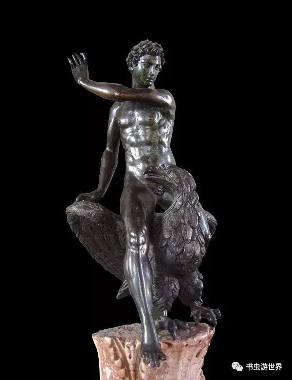 原作也在此展示,此外还有他的另一件青铜作品《伽倪墨得斯》