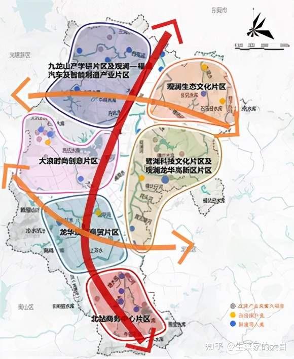 龙华区自行车专用快速路走廊布局(规划示意图,最终以执行方案为准)