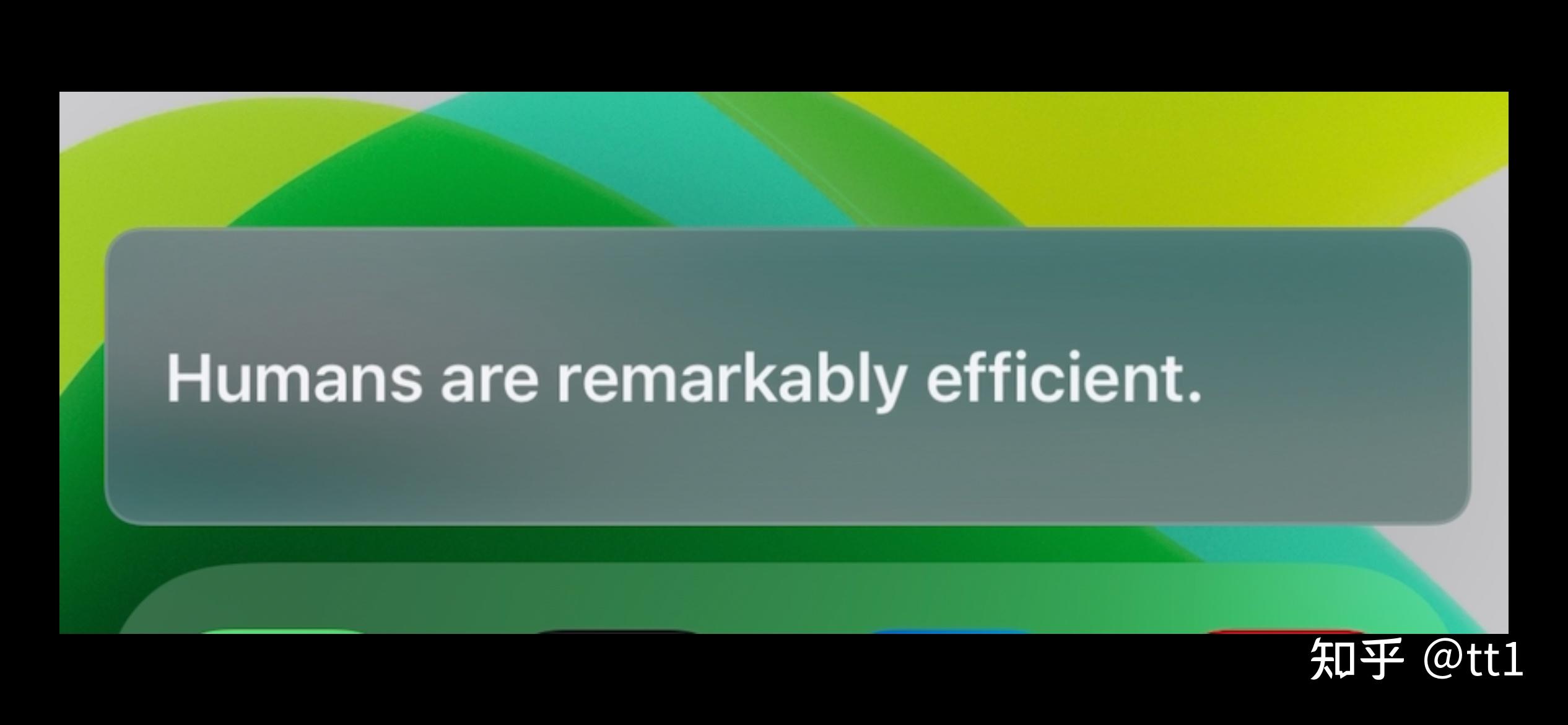 Humans are the most efficient animal 知乎