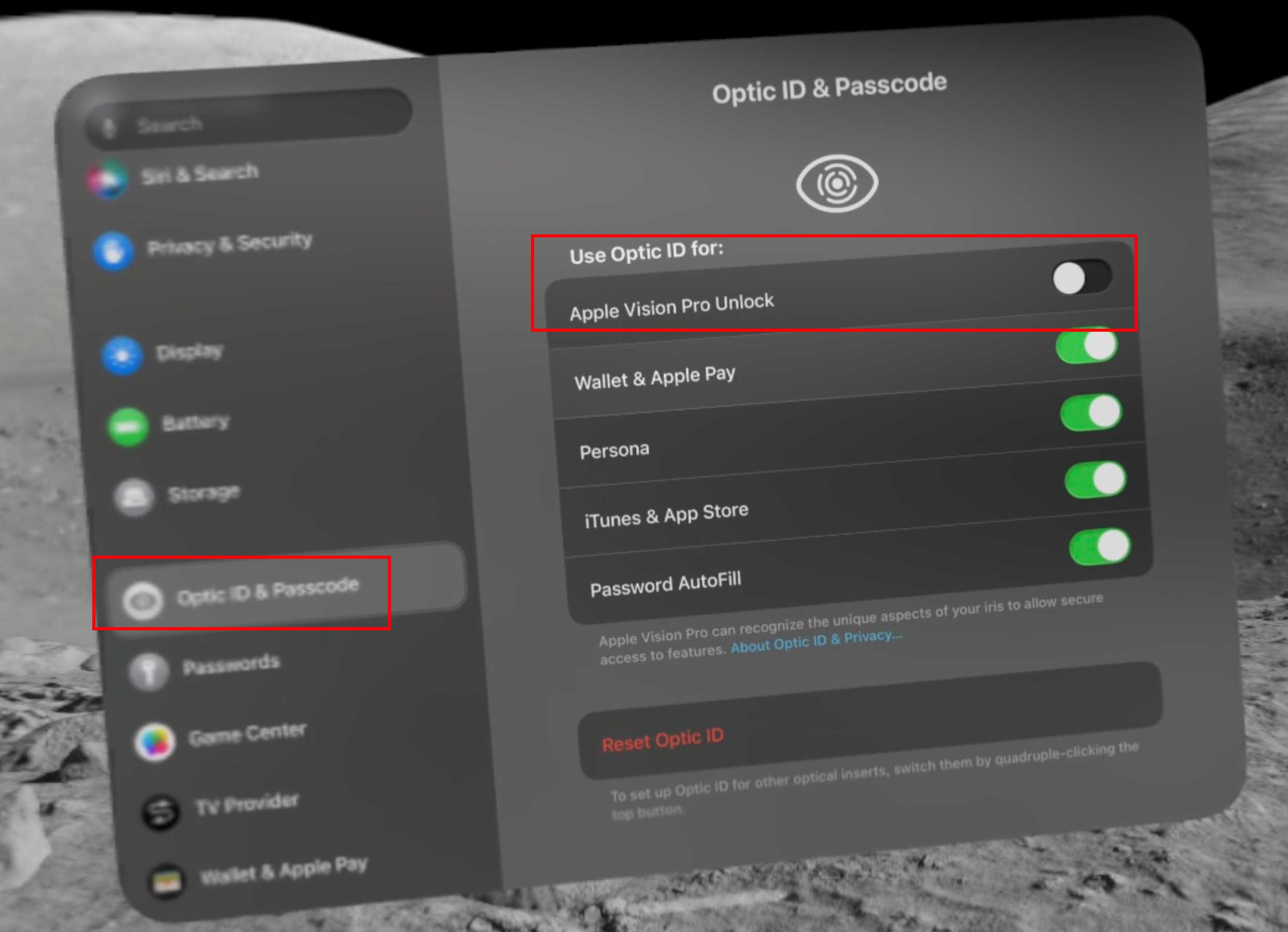 data(输入密码错误10次抹除资料)使用以下方法vision pro将恢复出厂