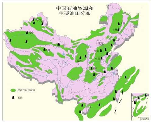 石油的地图标志图片