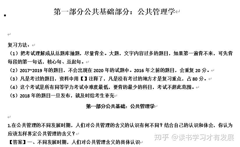 2022年同等学力申硕公共管理行政管理学科总题库复习指南