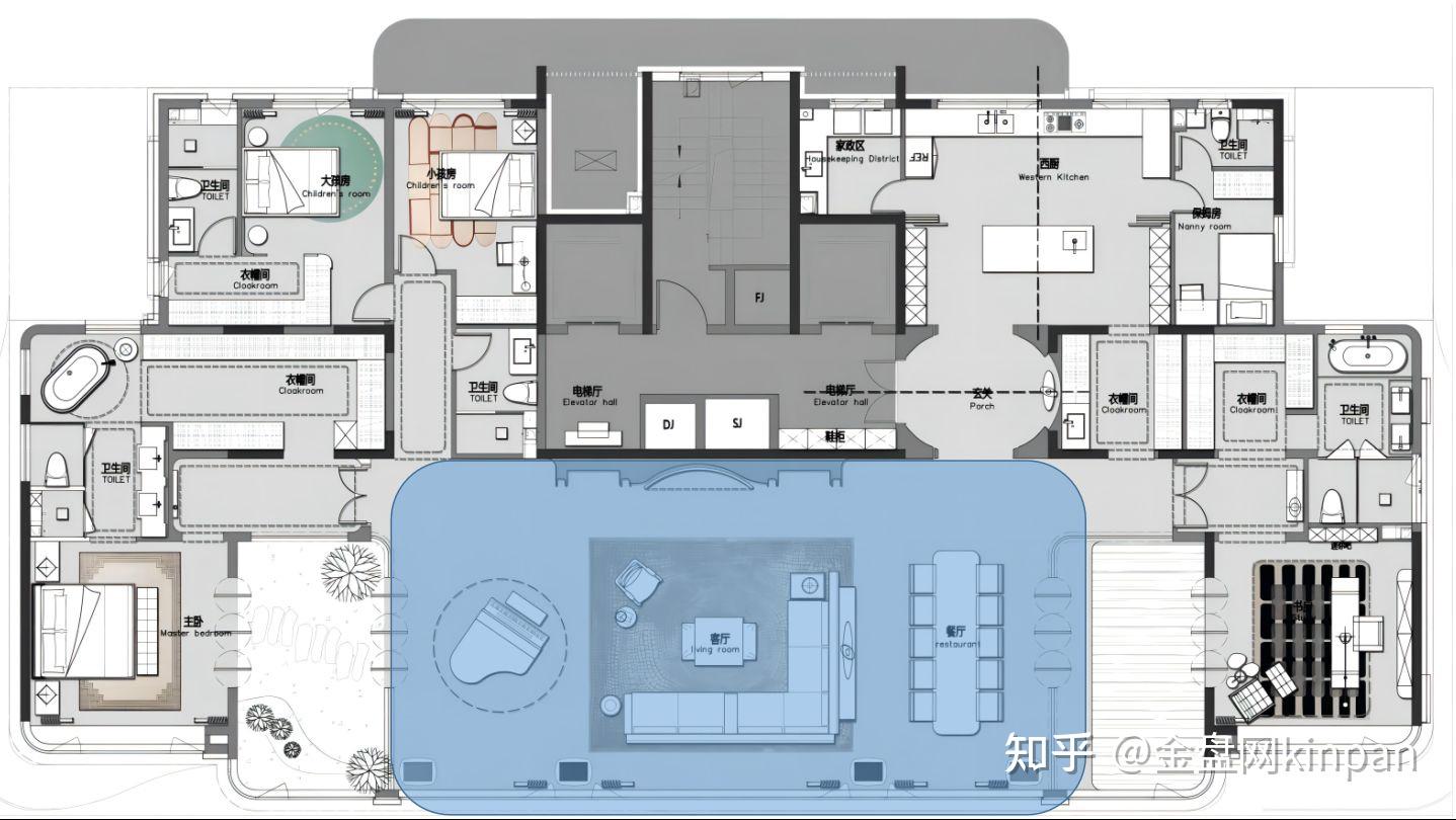 210㎡以上大平层户型设计,布局+趋势解读 - 知乎