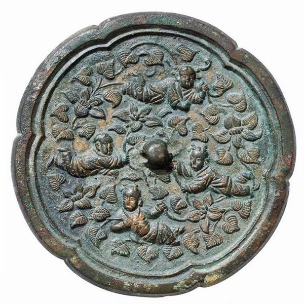 金代铜镜中的人物故事